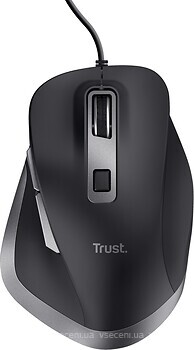 Фото Trust Fyda Wired Comfort Mouse Eco Black USB (24728)