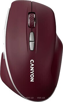 Фото Canyon MW-21 Wireless Optical Mouse Burgundy USB (CNS-CMSW21BR)