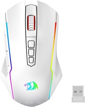 Фото Redragon M914W White Bluetooth/USB
