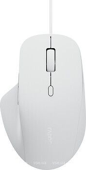 Фото Rapoo N500 Wired Silent Mouse White USB