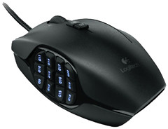Фото Logitech G600 MMO Gaming Mouse Black USB (910-002865)