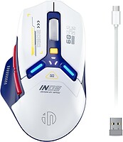 Фото Inphic IN9 Wired & Wireless Mouse Blue-White Bluetooth/USB