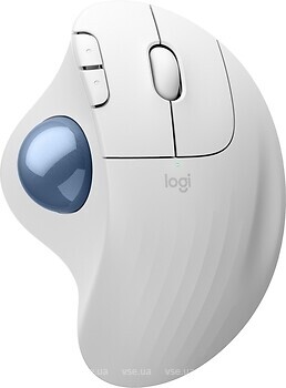 Фото Logitech Ergo M575S White/Blue Bluetooth/USB (910-007030)