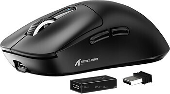 Фото Attack Shark X3 Pro Black Bluetooth/USB