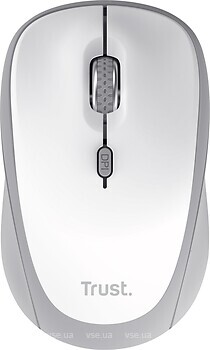Фото Trust Yvi+ Compact Multi-Device Wireless Mouse White Bluetooth/USB (25454)