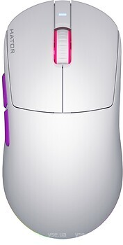 Фото Hator Quasar 3 Ultra Wireless White Bluetooth/USB (HTM771)
