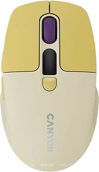 Фото Canyon MW-26 LCD Silent Dual Mode Wireless Yellow Bluetooth/USB