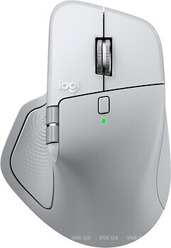 Фото Logitech MX Master 4 for Mac White Silver Bluetooth (910-007576)