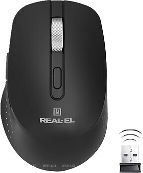 Фото REAL-EL RM-380W Black USB