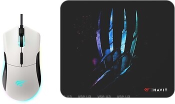 Фото Havit HV-MS1037CM White/Black USB