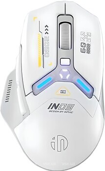 Фото Inphic IN9 Wired & Wireless Mouse White-Gray Bluetooth/USB