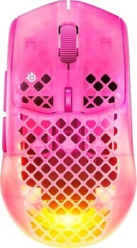 Фото SteelSeries Aerox 3 Wireless Gen 2 Magenta Haze Bluetooth/USB (62716)