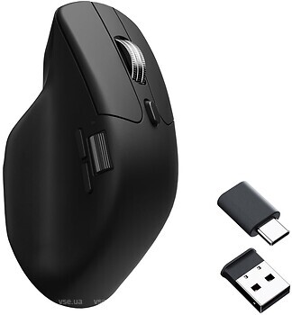 Фото Keychron M6 All Silent Micro Switch Black Bluetooth/USB (M6S-A72)