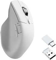 Фото Keychron M6 All Silent Micro Switch White Bluetooth/USB (M6S-B72)