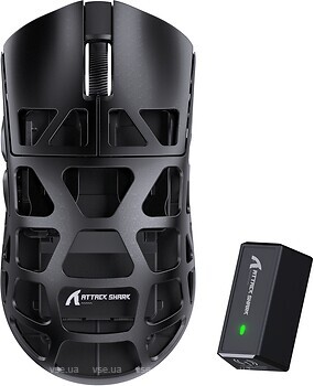 Фото Attack Shark R3 Black Bluetooth/USB