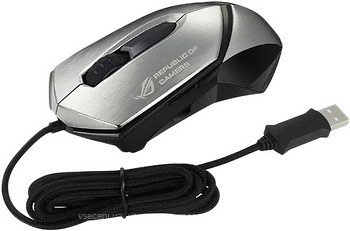Фото Asus GX1000 Eagle Eye Mouse Silver-Black USB