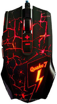 Фото A-Jazz Quake 7 Black USB (Red LED)