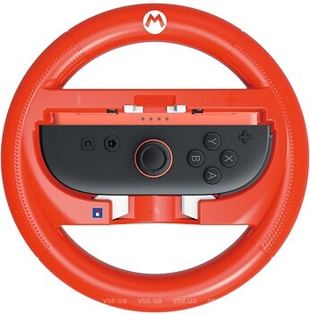 Фото HORI Mario Kart Racing Wheel Attachment (Mario) for Nintendo Switch 2 (NSX-052E)