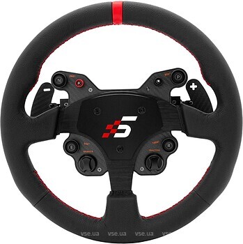 Фото Simagic GT1 Round Steering Wheel Shifter Paddles Leather QR70