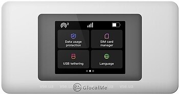 Фото GlocalME DuoTurbo – Twin Chips Stable Mobile WiFi White