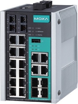 Фото Moxa EDS-518E-MM-SC-4GTXSFP-T