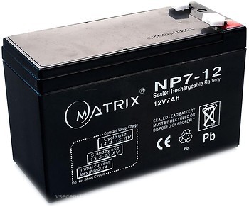 Фото Matrix 12V 7Ah (NP7-12)