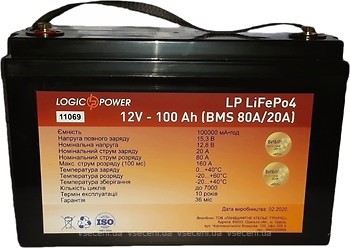 Фото LogicPower LiFePo-4 12-100AH