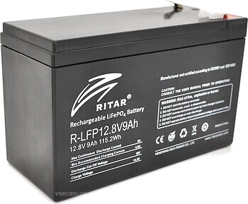 Фото Ritar R-LFP 12.8V 9Ah