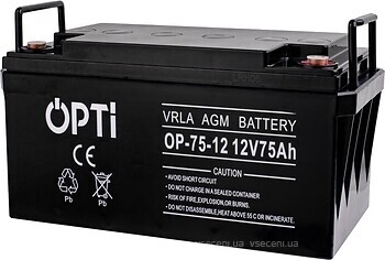 Фото Volt Polska AGM OPTI 12V 75 Ah (OP-75-12)