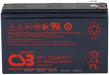 Фото CSB Battery UPS123606F2