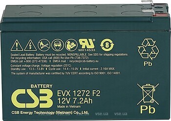 Фото CSB Battery EVX1272F2