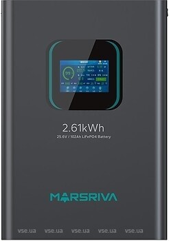 Фото Marsriva LifePO4 25.6V-102AH (MR-LFP24-100-WMD)