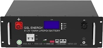 Фото GSL Energy 51.2v 100AH (GSL-51-100/GSL51100-3.5U)