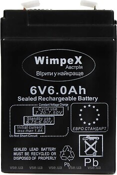 Фото Wimpex WX-660 6V-6Ah