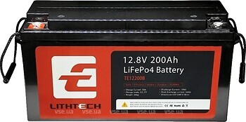 Фото Lithtech LiFePO4 12.8V-200Ah (TE12200B)