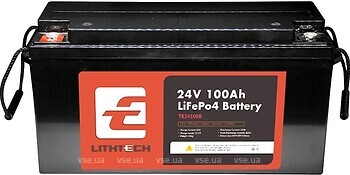 Фото Lithtech LiFePO4 25.6V-100Ah (TE24100B)
