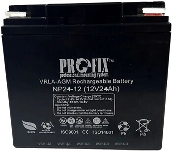 Фото ProFix AGM 12V-24Ah (NP24-12)