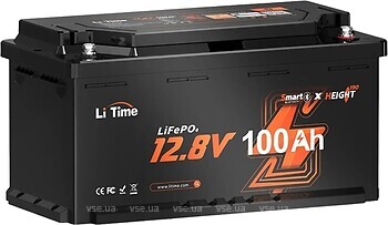 Фото LiTime LiFePO4 12V-100Ah H90 (L12V100-100-H190-BT4AC150)