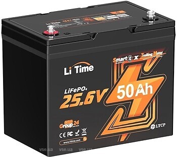 Фото LiTime LiFePO4 25.6V-50Ah