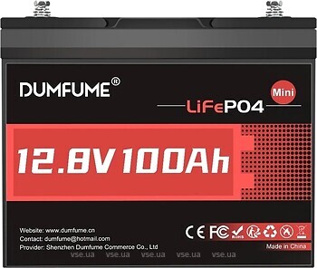 Фото Dumfume Mini LiFePO4 12.8V-100Ah (Dumfume-12,8V/100Ah-MINI)