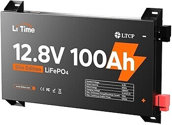 Фото LiTime LiFePO4 12V-100Ah (L12V100-100-SLIM-LTCP-4)