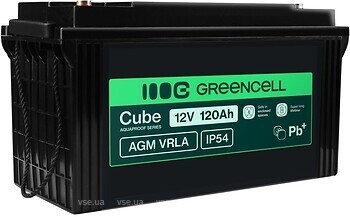 Фото Green Cell Cube AGM 12V 120Ah (AGM12V120AH-J)
