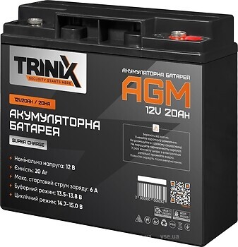 Фото Trinix AGM 12V20Ah (44-00049)