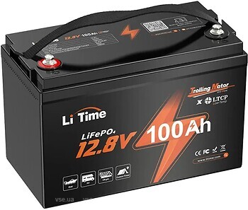 Фото LiTime LiFePO4 12.8V-100Ah Trolling Motor