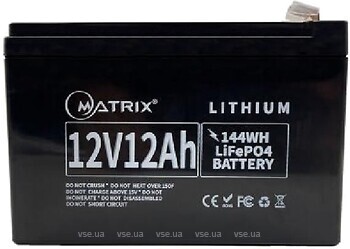 Фото Matrix 12.8V 12Ah (MLR 1212)