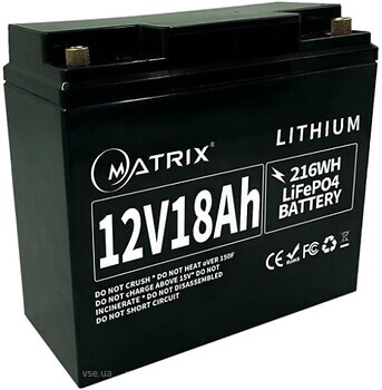 Фото Matrix 12.8V 18Ah (MLR 1218)