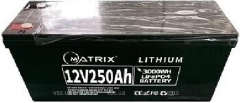 Фото Matrix 12.8V 250Ah (MLR 12250)