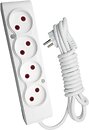 Фото Tecco 3 м 4 розетки (8681277841477)