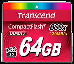 Фото Transcend CompactFlash 800x 64Gb (TS64GCF800)