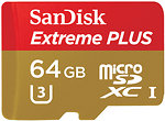 Фото SanDisk Extreme Plus microSDXC UHS-I U3 64Gb